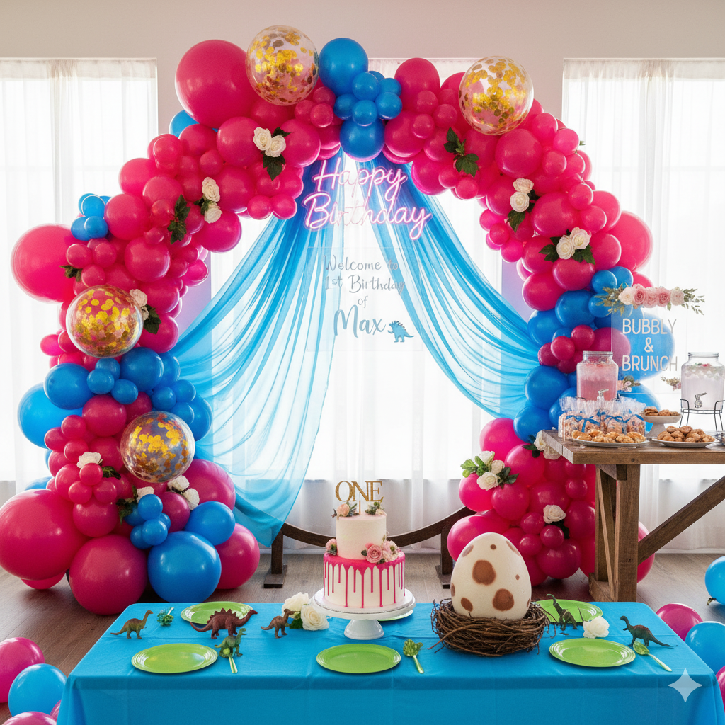 Custom Signage & Backdrops: Neon, wood, and acrylic signs and personalized backdrops