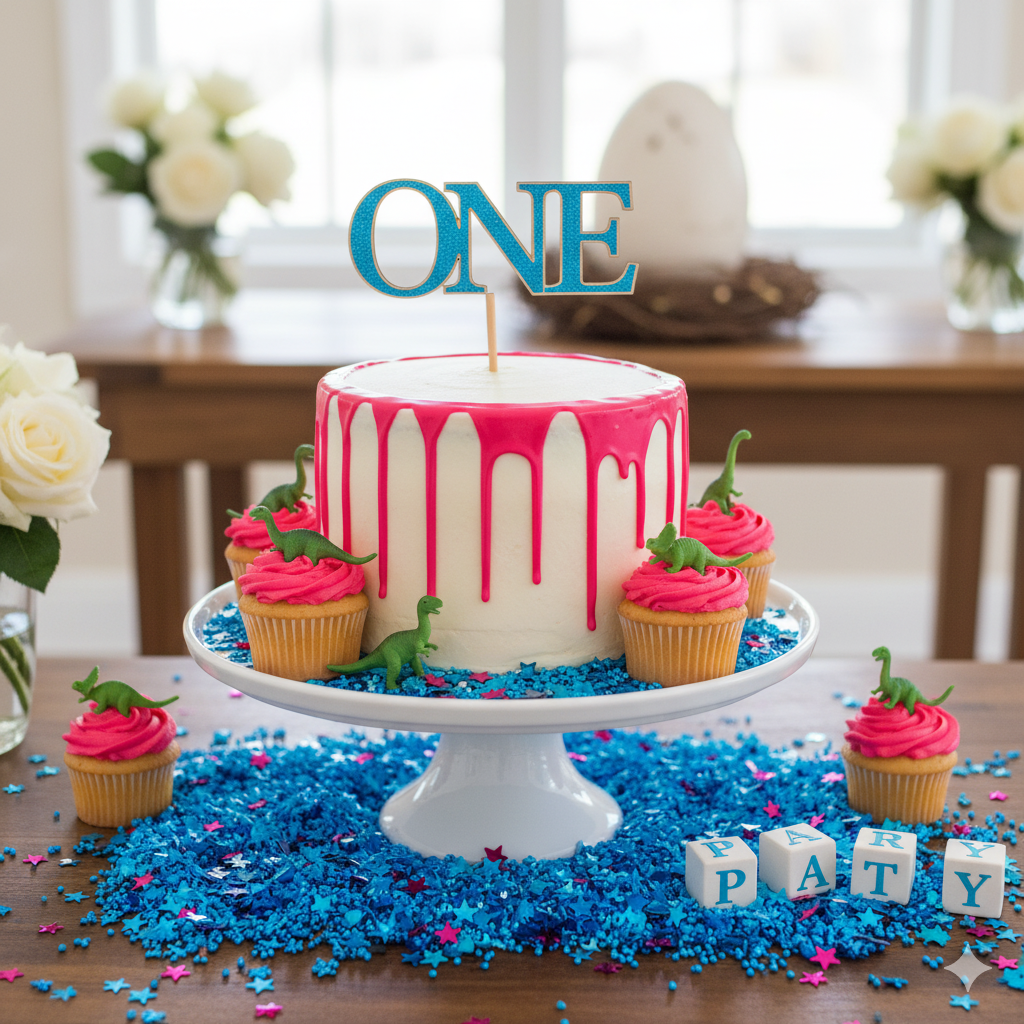 Unique Cake Toppers & Decor: Bespoke cake toppers and dessert table decorations